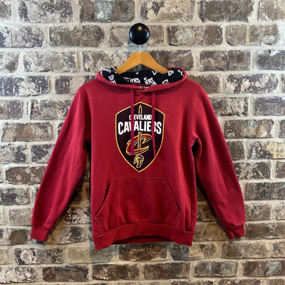 Something Inked Cleveland Cavalier Maroon Hoodie Womens Sz S